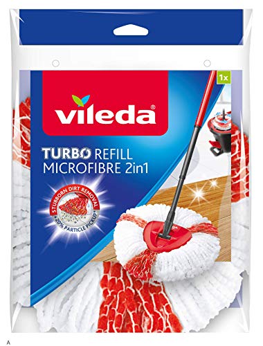 Vileda Turbo 2in1 Fiocco Ricambio per Sistema Lavapavimenti Turbo, Easy... - Ilgrandebazar