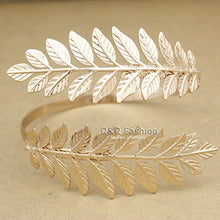 Carica l&#39;immagine nel visualizzatore di Gallery, RechicGu greco Roman Laurel Leaf braccialetto bracciale Vintage Gold