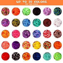 Carica l&#39;immagine nel visualizzatore di Gallery, Elastici per Braccialetti, 2500+ Bracciale Elastici Colorati Loom Bands Kit 40 griglia, fai da te Bambina Elastici di Gomma Bracciale Lavorare a Maglia Fare Braccialetti Perline Giocattolo Regalo