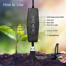 Carica l&#39;immagine nel visualizzatore di Gallery, Lampada per Piante, Directtyteam 36LEDs 18W Pianta Interno Crescita...