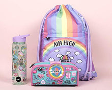 Carica l&#39;immagine nel visualizzatore di Gallery, Fringoo - Astuccio in silicone con 2 scomparti Aim High Dream Big