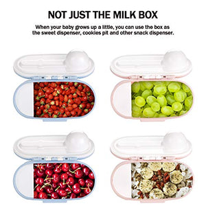 Luchild Contenitore per Latte in Polvere Neonati - Dispenser 600ml, Blu - Ilgrandebazar