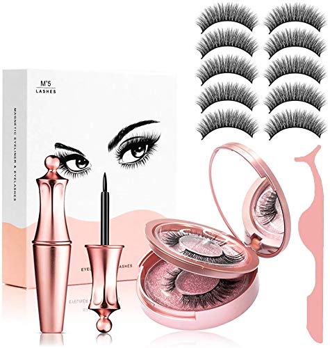 Ciglia Magnetiche con Eyeliner Magnetico, Impermeabile Liquido Eye Liner 4 - Ilgrandebazar