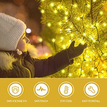 Carica l&#39;immagine nel visualizzatore di Gallery, aneeway Catene Luminose per Natalizie, 16x2m 400 LEDs Luci Stringa, 8 Modalità, Timer,Luci Natale Fata Filo di Rame Luci, per Interni Esterni Camera da Letto Giardino Natale - Bianco Caldo