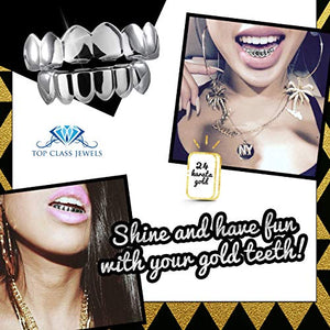 Joker Grillz Suicide Squad 24k placcato in oro bianco per bocca e... - Ilgrandebazar