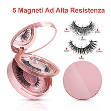 Carica l&#39;immagine nel visualizzatore di Gallery, Ciglia Magnetiche, eroaddict finte 3D naturali eyeliner magnetico con...