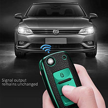 Carica l&#39;immagine nel visualizzatore di Gallery, ontto Custodia Protettiva per Chiave Pieghevole Portachiavi Auto in Rosso