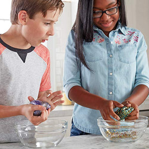 ELMER’S Colla Glitterata, Lavabile e Adatta ai Bambini, Ottima per Realizzare Slime, 177 ml, Blu