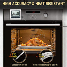 Carica l&#39;immagine nel visualizzatore di Gallery, ThermoPro TP04 Termometro Cucina Digitale con una Sonda e Modalità Timer per...