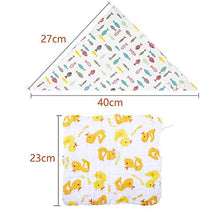 Carica l&#39;immagine nel visualizzatore di Gallery, Tomkity 14 Bavaglino Neonato Bavaglini Bandana Cotone 100% per 14 Pcs Neonata