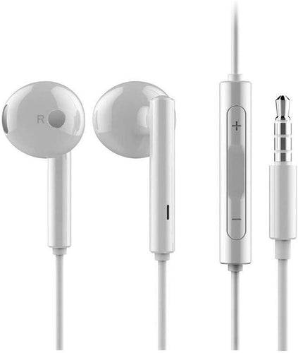 HUAWEI AM115, Auricolari con Telecomando in Linea P9.P8.Nexus 6P Honor 8.P9.Lite P8.Lite Honor 5.X e più, Piccola, White