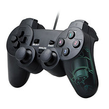 Carica l'immagine nel visualizzatore di Gallery, QUMOX Gamepad controller di gioco della barra comando doppia vibrazione...