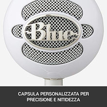 Carica l&#39;immagine nel visualizzatore di Gallery, Blue Microphones Snowball iCE USB Solo Microfono per Registrazione e Bianco - Ilgrandebazar