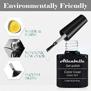 Allenbelle Base & Top coat Smalto Semipermanente Nail Polish UV LED base&top - Ilgrandebazar