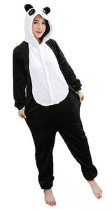 Mescara Pigiama Panda Cosplay Intero Unisex XL per alto 178-188 cm, Nero - Ilgrandebazar