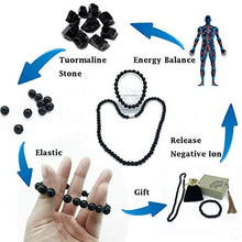 Carica l&#39;immagine nel visualizzatore di Gallery, Bracciale per terapia magnetica e protezione EMF Collana con cristalli di... - Ilgrandebazar