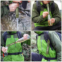 Carica l'immagine nel visualizzatore di Gallery, ENONEO Filtro Acqua Portatile Outdoor 1500L Campeggio Verde