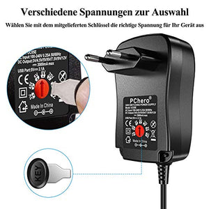 [Versione] PChero 30W Adattatore di Alimentazione AC/DC Universale include...