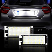 Carica l&#39;immagine nel visualizzatore di Gallery, Audew Luci Targa LED Bianco 12V per Renault Twingo Clio Megane Lagane - Ilgrandebazar