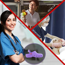 Carica l&#39;immagine nel visualizzatore di Gallery, REPOSA Light Shock, Zoccoli Sanitari Donna Uomo in Eva, Suola Antiscivolo SRC Antibatterica e Laccetto Ribaltabile, Ciabatte Sanitarie Anatomiche Antishock, Scarpe Sanitarie Traspiranti Ultraleggere