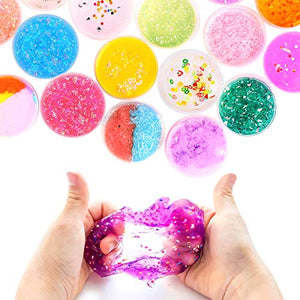 DIY Fluffly Slime Kit Per Fai da Te 12 colori di Crystal per - Ilgrandebazar