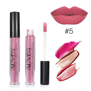 5 Colori/Set Lucidalabbra, Rossetti liquidi mat, lungo impermeabile duratura... - Ilgrandebazar