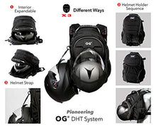 Carica l&#39;immagine nel visualizzatore di Gallery, OG Online&amp;Go CityRunner Zaino Moto, Impermeabile, Espandibile 30-35L, Borsa...