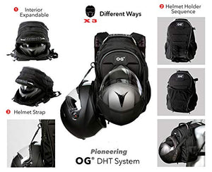 OG Online&Go CityRunner Zaino Moto, Impermeabile, Espandibile 30-35L, Borsa...