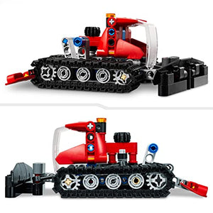 LEGO 42148 Technic Gatto delle Nevi, Set 2 in 1 con Motoslitta e Spazzaneve Giocattolo,Modello di Veicolo, Giochi per Bambini,Idee Regalo Inverno