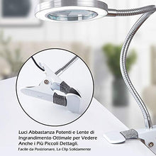 Carica l&#39;immagine nel visualizzatore di Gallery, Lampada Estetista con Lente d&#39;Ingrandimento 8 Diottrie,Lampada LED USB... - Ilgrandebazar
