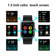 Carica l&#39;immagine nel visualizzatore di Gallery, Hafury Smartwatch Tracker Fitness Orologio 1.3 Pollici Display Rosa