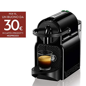 Nespresso Inissia EN80.B Macchina per caffè Espresso, 1260 W, 1 Nero rosso (Black)