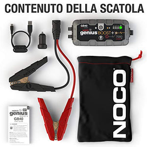 NOCO Boost Plus GB40 1000 Amp 12V UltraSafe Avviatore di Emergenza al Litio - Ilgrandebazar
