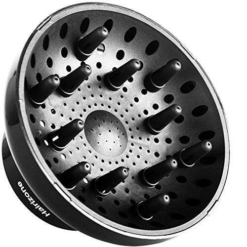 Hairizone Hair diffusore Universale Adattabile per Asciugacapelli con Nero - Ilgrandebazar