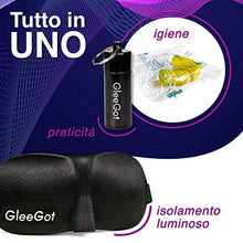 Carica l'immagine nel visualizzatore di Gallery, |50 Paia| Tappi Orecchie Per Dormire Antirumore 38dB |Kit Notte Mascherina...