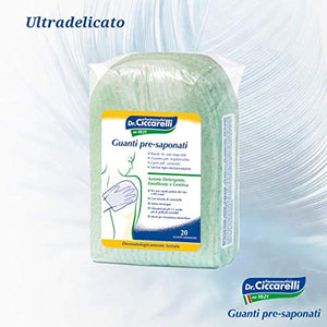 Dr. Ciccarelli Spugna Guanto Presaponato - Pacco da 20 Pezzi - Ilgrandebazar