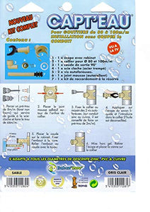 Capt'eau - Sistema per il recupero dell’acqua piovana grondaie,... - Ilgrandebazar
