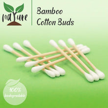 Carica l&#39;immagine nel visualizzatore di Gallery, BLUZELLE [200 pezzi] Bamboo Buds, tamponi di cotone 100% privi plastica e... - Ilgrandebazar
