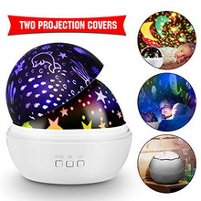 Carica l&#39;immagine nel visualizzatore di Gallery, KKTICK Stelle Lampada, Proiettore Luce Notturna per Bambini con 4... - Ilgrandebazar