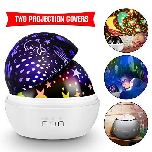 KKTICK Stelle Lampada, Proiettore Luce Notturna per Bambini con 4... - Ilgrandebazar