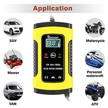 Carica l'immagine nel visualizzatore di Gallery, NWOUIIAY Caricabatteria Auto di Carica 6A/12V Multi Protezioni Carica...