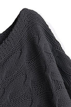 Carica l&#39;immagine nel visualizzatore di Gallery, YOINS Donna Maglione Floreale Felpa Spalle Scoperte XXL, Grigio Scuro-nuovo - Ilgrandebazar