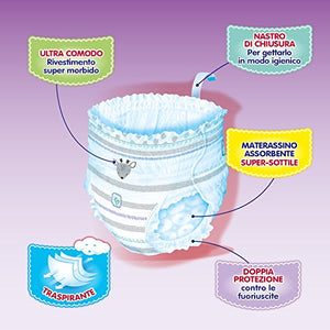 Pampers Progressi Mutandino XL, 60 Pannolini, Taglia 6 (15+ Kg) - Ilgrandebazar
