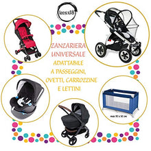Carica l&#39;immagine nel visualizzatore di Gallery, [Novità Estate 2020] Zanzariera Passeggino Universale Con Apertura Centrale...
