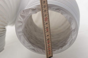 Daniplus, Tubo di scarico aria, flessibile, in PVC, diametro 125/127 mm,...