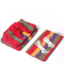 Carica l&#39;immagine nel visualizzatore di Gallery, Amaca Sospesa in Tessuto da Giardino Campeggio Escursioni Attività Rosso