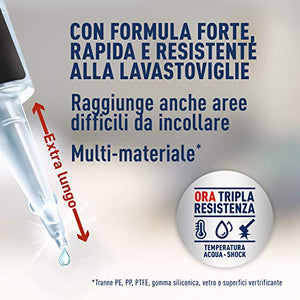 Loctite Super Attak Precision, Colla liquida trasparente con beccuccio extra... - Ilgrandebazar