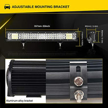 Carica l'immagine nel visualizzatore di Gallery, Willpower 7D 22 pollici 324W barra luminosa a led trave 22