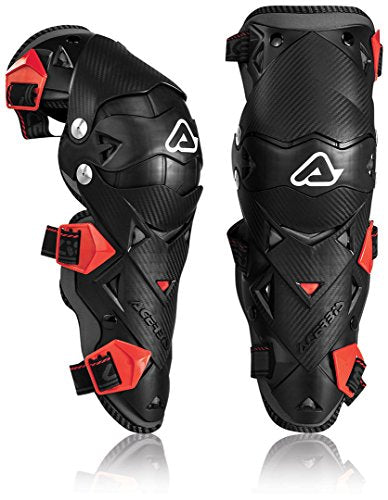 Acerbis Impact Evo protezioni per ginocchio Nero - Ilgrandebazar