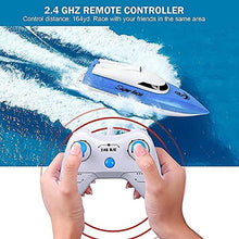 Carica l&#39;immagine nel visualizzatore di Gallery, STOTOY Barca Telecomandata, per Piscine e Laghi, Mini Motoscafo Elettrico 2.4G Hz per Bambini e Adulti, Barca Radiocomandata Giocattoli Bambino 6+ Anni Regali per Bambini (Barca telecomandata)